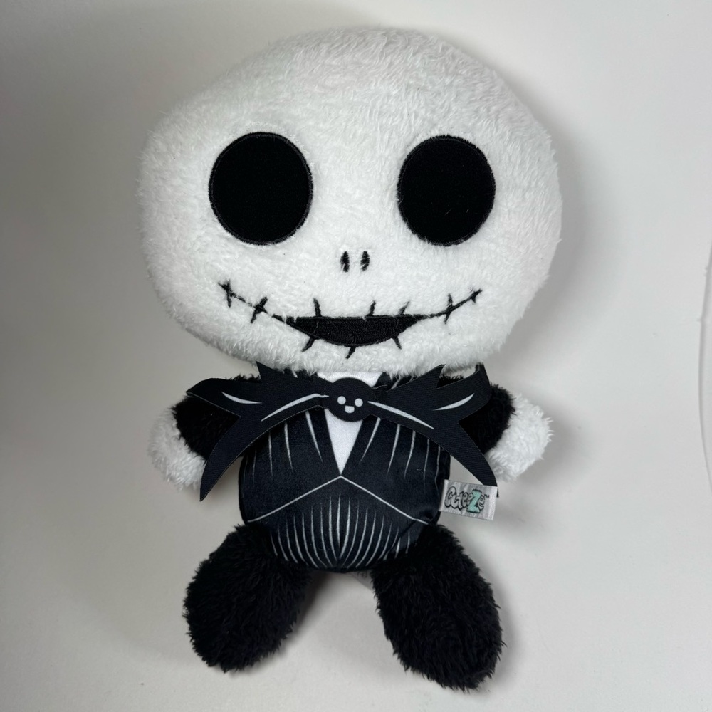 Disney Baby Cuteeze Plush Jack Skellington Black White 12" 2024 Kids Preferred